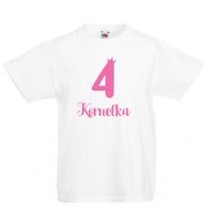 Koszulka na 4 latka z imieniem