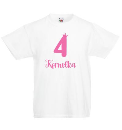 Koszulka na 4 latka z imieniem