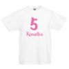Koszulka na 5 lat z imieniem