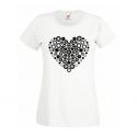Koszulka damska z sercem