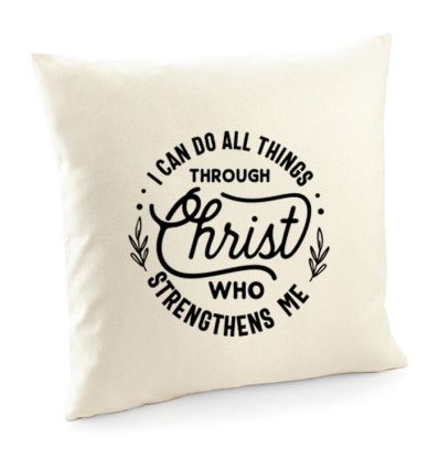 Poszewka I can do all things throught Christ