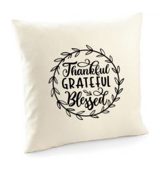 Poszewka Thankful Grateful Blessed