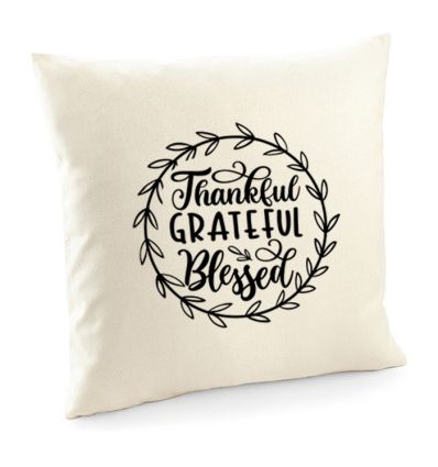 Poszewka Thankful Grateful Blessed
