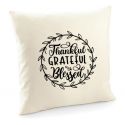 Poszewka Thankful Grateful Blessed