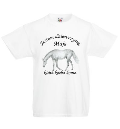 Koszulka z imieniem z koniem