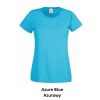 Fruit Koszulka Valueweight Lady Azure Blue