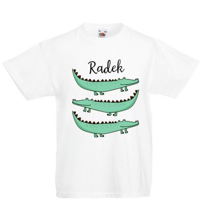 Koszulka z imieniem krokodyle
