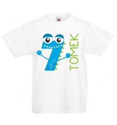 Koszulka siódme urodziny z imieniem