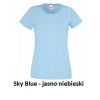 Fruit Koszulka Valueweight Lady Sky Blue
