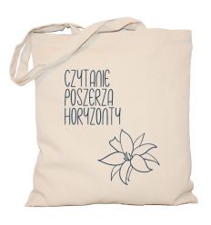 Czytanie poszerza horyzonty torba