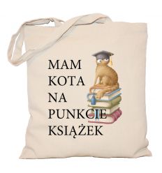 Mam kota na punkcie książek torba