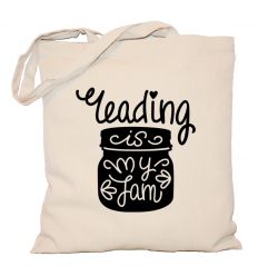 Reading is my jam Torba