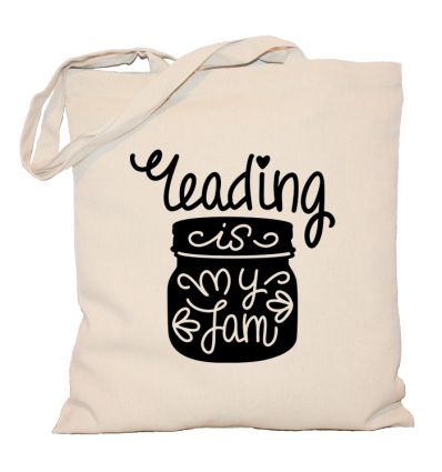 Reading is my jam Torba