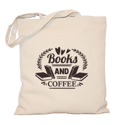 Books and coffee torba