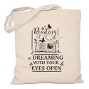 Reading is dreaming with your eyes open Torba
