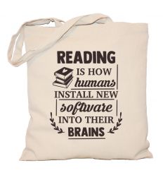 Reading is how humans install new software into their brains torba