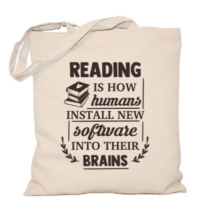 Reading is how humans install new software into their brains torba