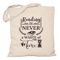 Reading is never a waste of time Torba