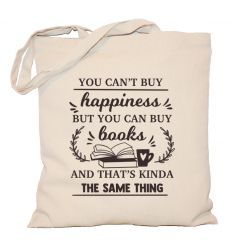 you cant buy happiness but you can buy books Torba