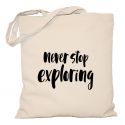 Torba podróżnika Never stop exploring