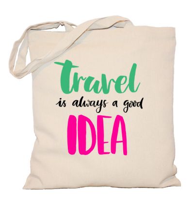 Torba podróżnika Travel is always good idea
