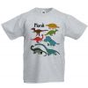 Koszulka dziecięca z imieniem Kolorowe Dinozaury