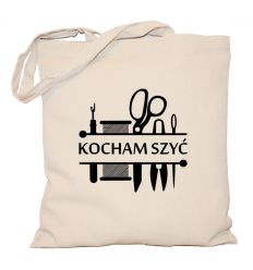 Torba kocham szyć dla krawcowej