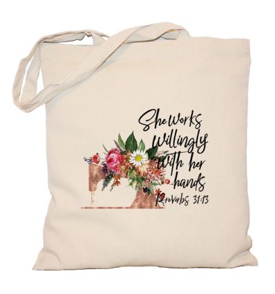 Torba na prezent dla krawcowej