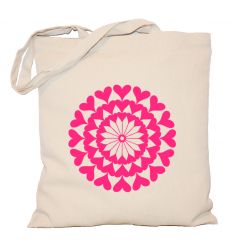 Torba z mandalą serc