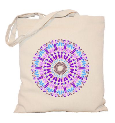 Torba z kolorową mandalą