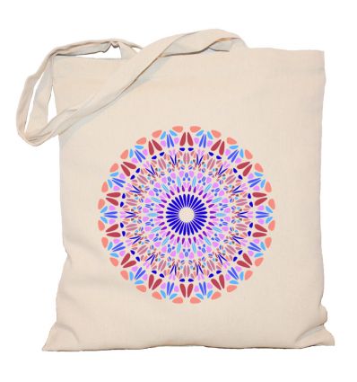 Torba z kolorową mandalą