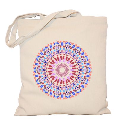 Torba z kolorową mandalą