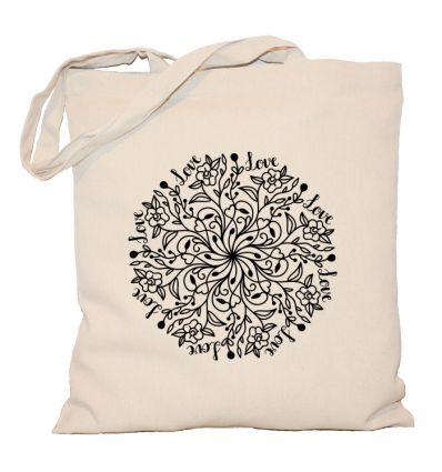 Torba roślinna mandala