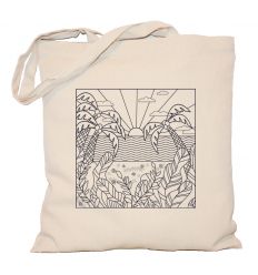 Torba doodle na plaży