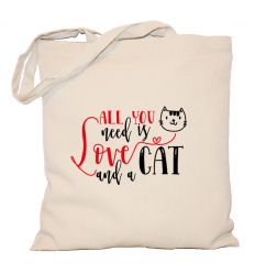 Need Is Love And A Cat Torba