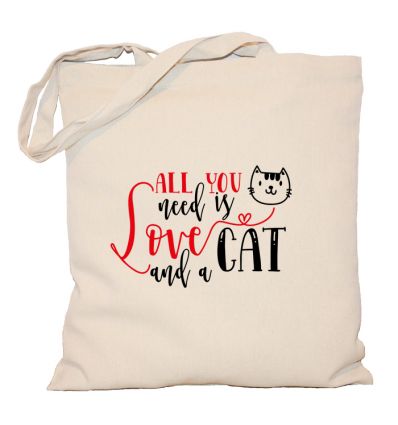 Need Is Love And A Cat Torba