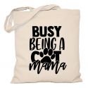 Torba z kotem Busy being a cat mama