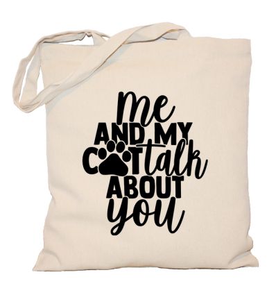 Torba z kotem Me And My Cat Talk About You