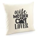 Poszewka z kotem Wife Mother Cat Lover