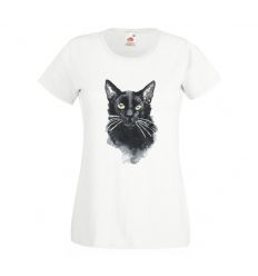 Koszulka damska z kotem