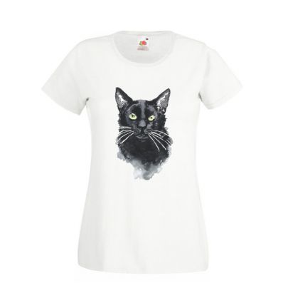 Koszulka damska z kotem