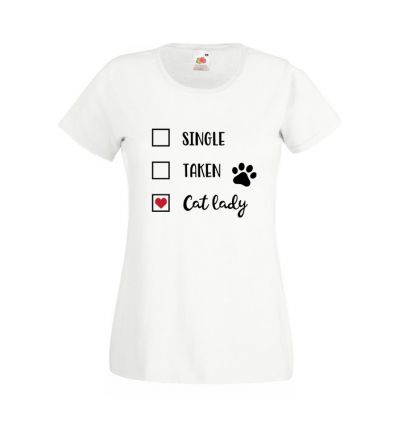 Koszulka wolna, zajęta, kociara