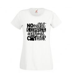 Koszulka kociara No outfit is complete