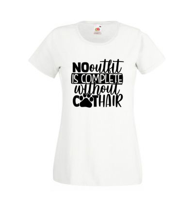 Koszulka kociara No outfit is complete