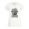 Koszulka kociara Wife Mother Cat Lover
