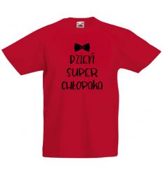 Dzień Super Chłopaka koszulka z muszką