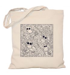 Torba doodle mandala syrenki do pokolorowania