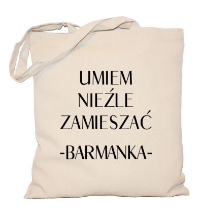 Torba barmanki Umiem nieźle zamieszać