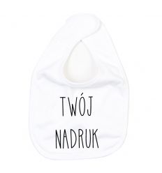 Śliniak z nadrukiem