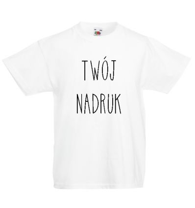 Koszulka dziecięca biała z Twoim nadrukiem